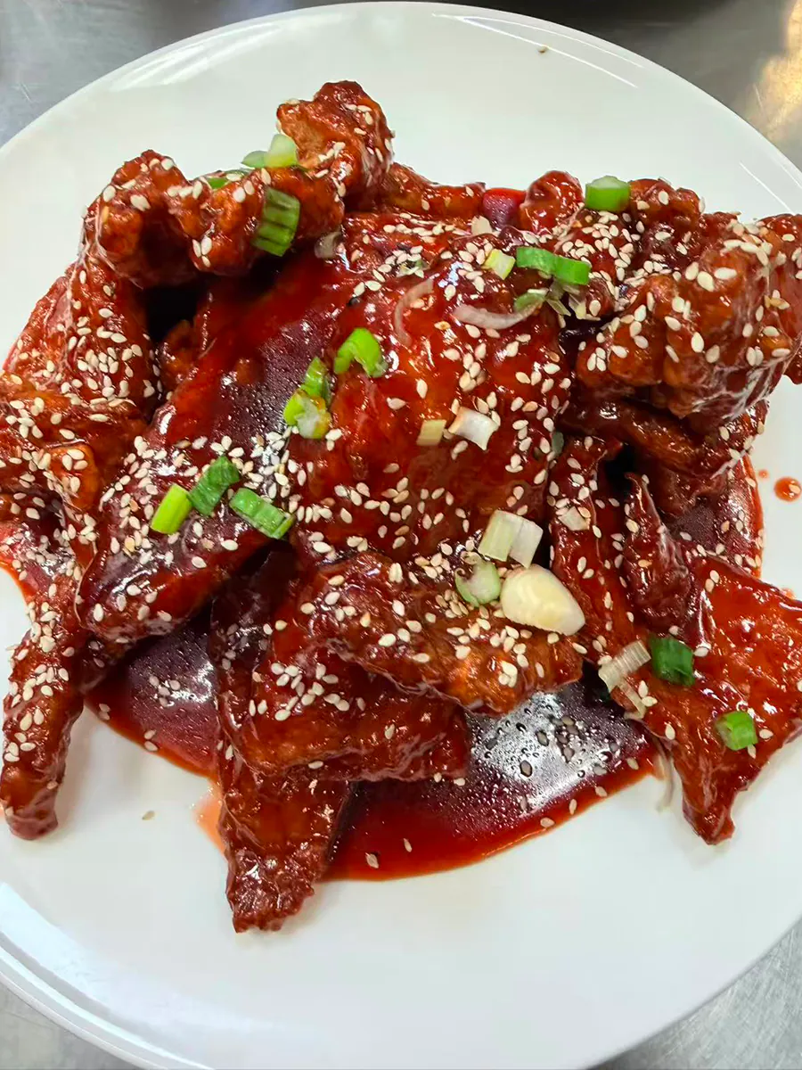 Kyoto spare ribs at Lin Dumpling，a Chinese Restaurant in Sacramento