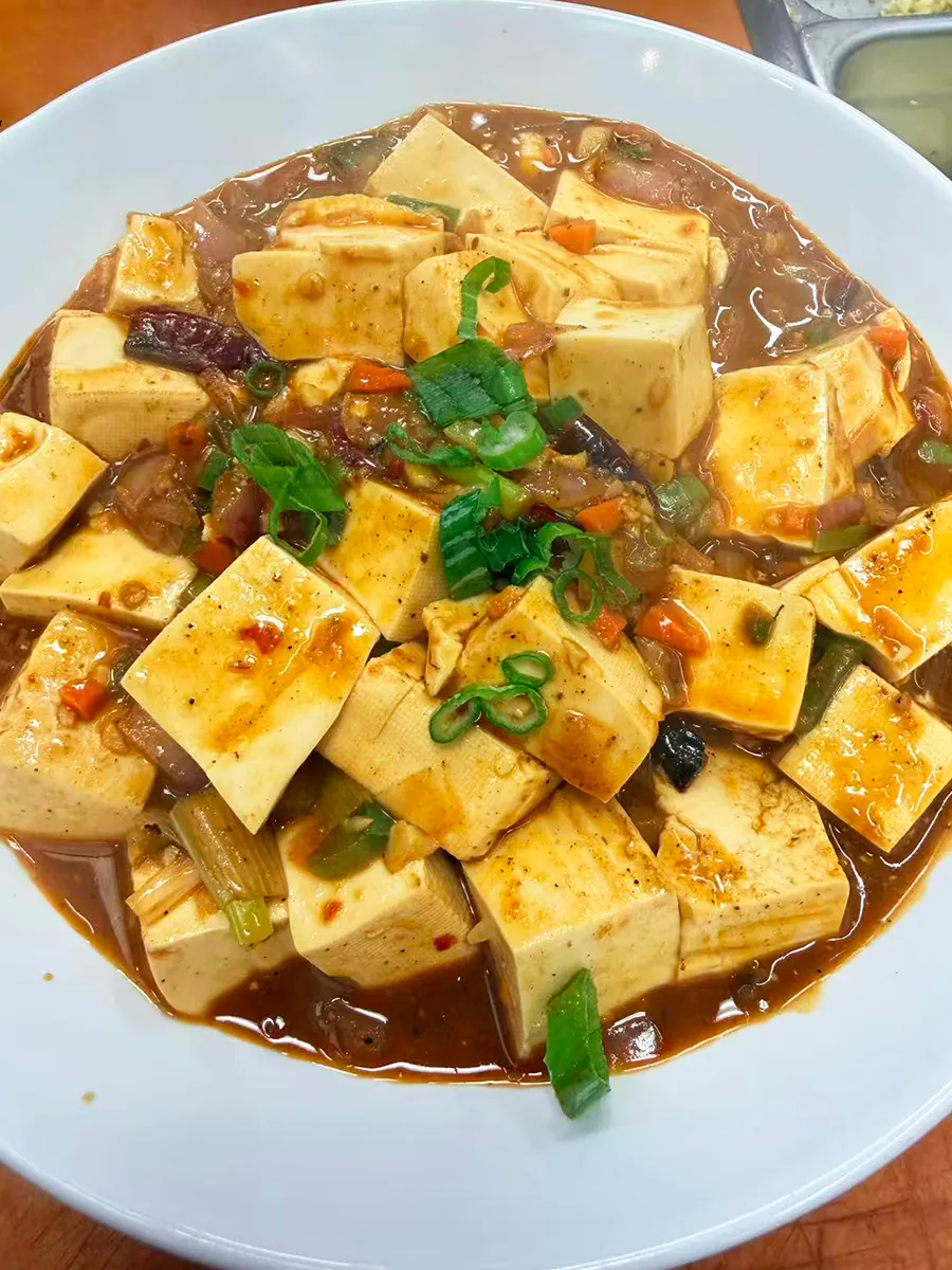 Mapo Tofu at Lin Dumpling，a Chinese Restaurant in Sacramento